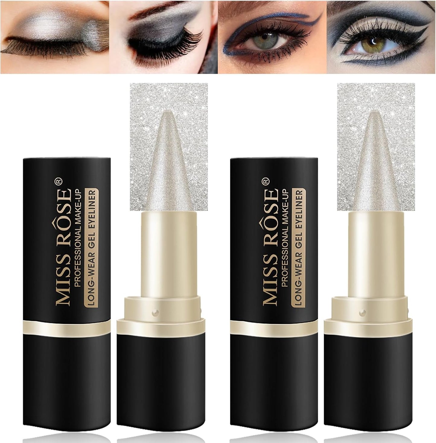 ✨ Hot Sale | 2-Pcs Waterproof Black Gel Eyeliner Set