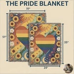 🏳️🌈Handmade Woven Pride Blanket | For Belonging, Visibility & Unapologetic Self-Expression