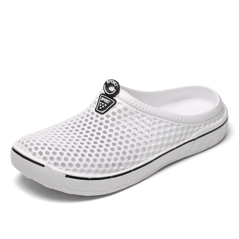 Unisex Quick-Dry Mesh Slip-On Mules
