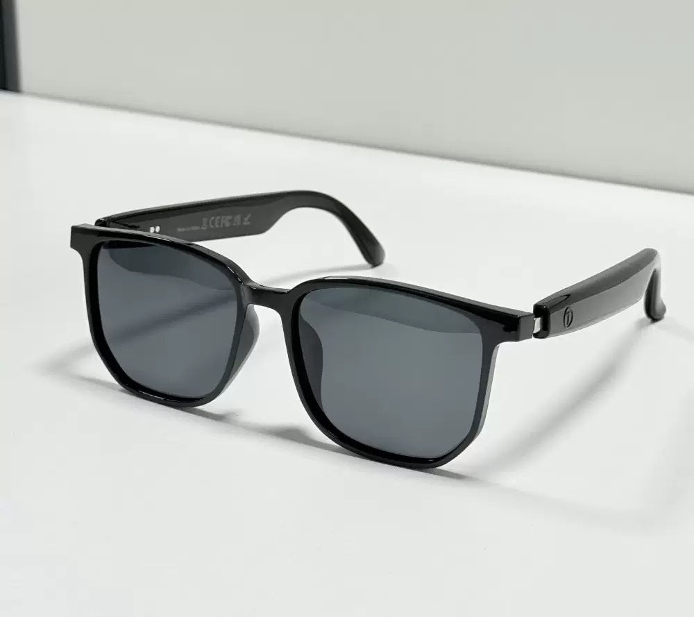 🏆Flash Sale⚡ 50K+ SOLD! Almost Gone-💥✨Super Black Technology😎 Smart Bluetooth 5.4 Audio Sunglasses – Open-Ear, UV & Blue Light Protection