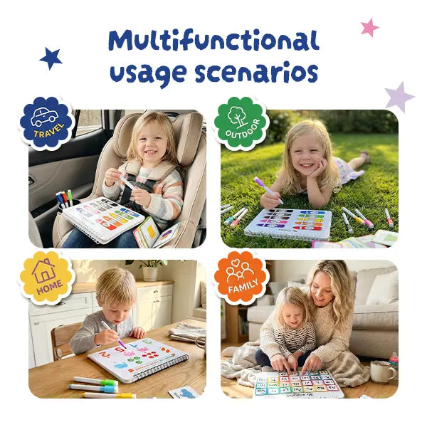 📚 30-in-1 Montessori Busy Book for Kids