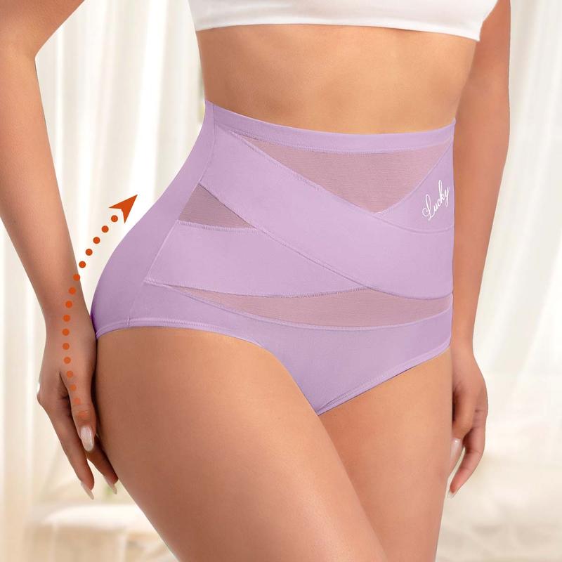 šLast Day-Buy 2 Get 1 FreešPlus-Size High-Waist Cross Tummy Control Panties