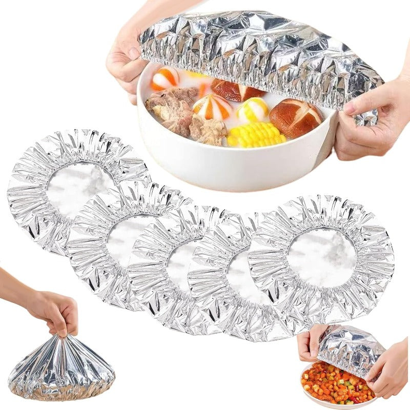 Aluminum Foil Food Cover – Lock In Heat, Lock In Freshness(50PCS)