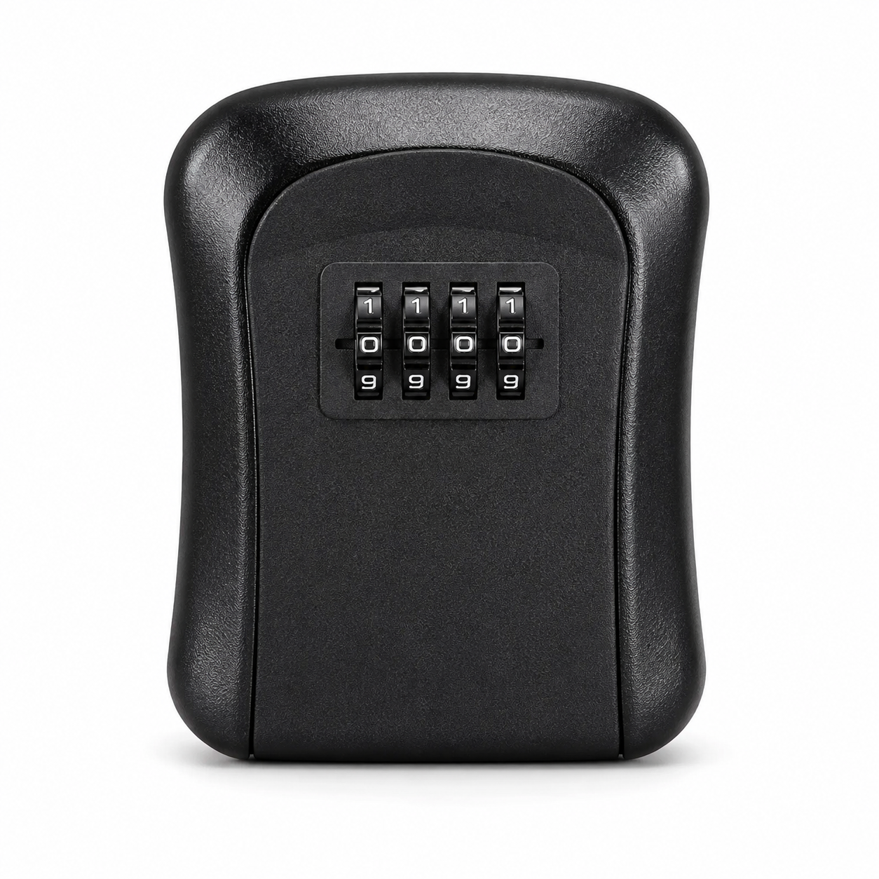 Wall Mounted Key Lock Box with 4-Digit Combination – Weather-Resistant Outdoor Spare Key Safe
