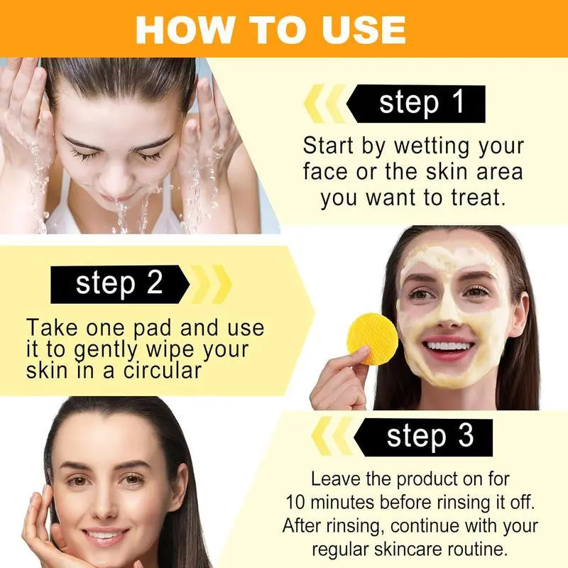 Turmeric and Kojic Acid Cleansing Pads – Deeply Cleanse Skin
