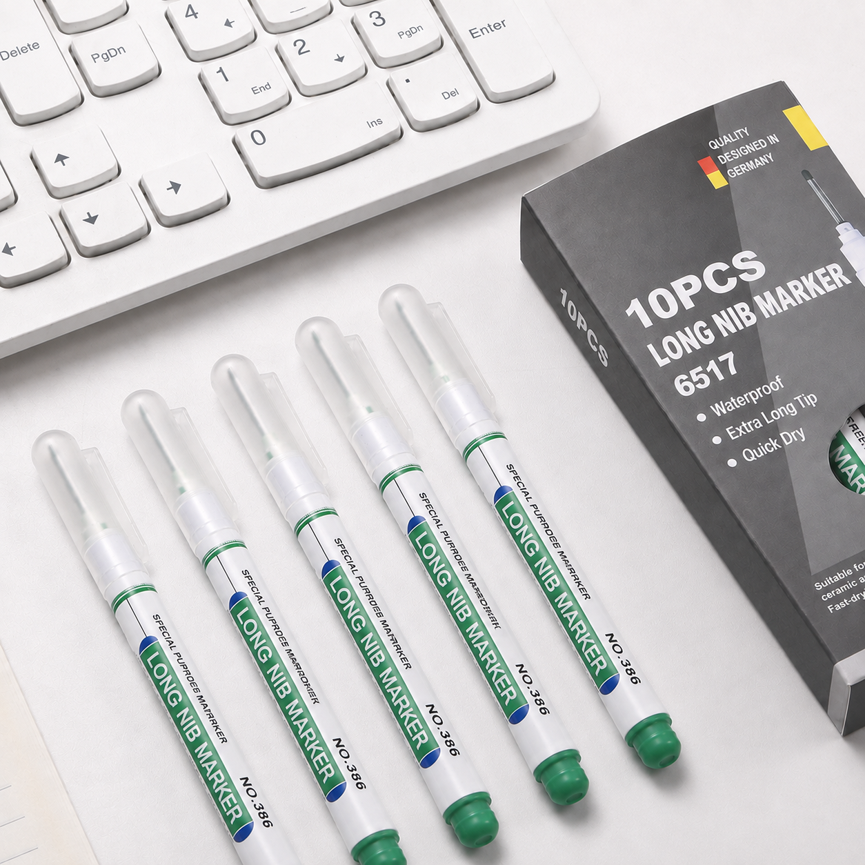 22mm Long Nib Marker for Deep Hole & Precision Marking