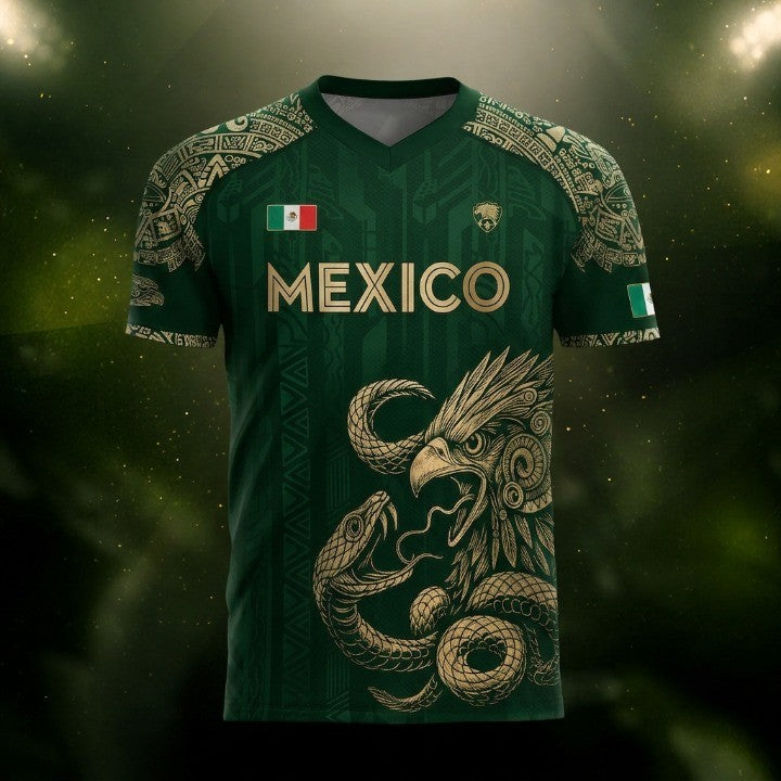 ⚽ 2026 Mexico Burgundy Sports Tee