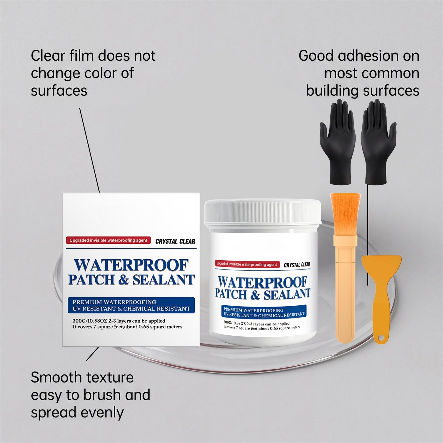 💧Clear Waterproof Coating – Long-Lasting Surface Protection