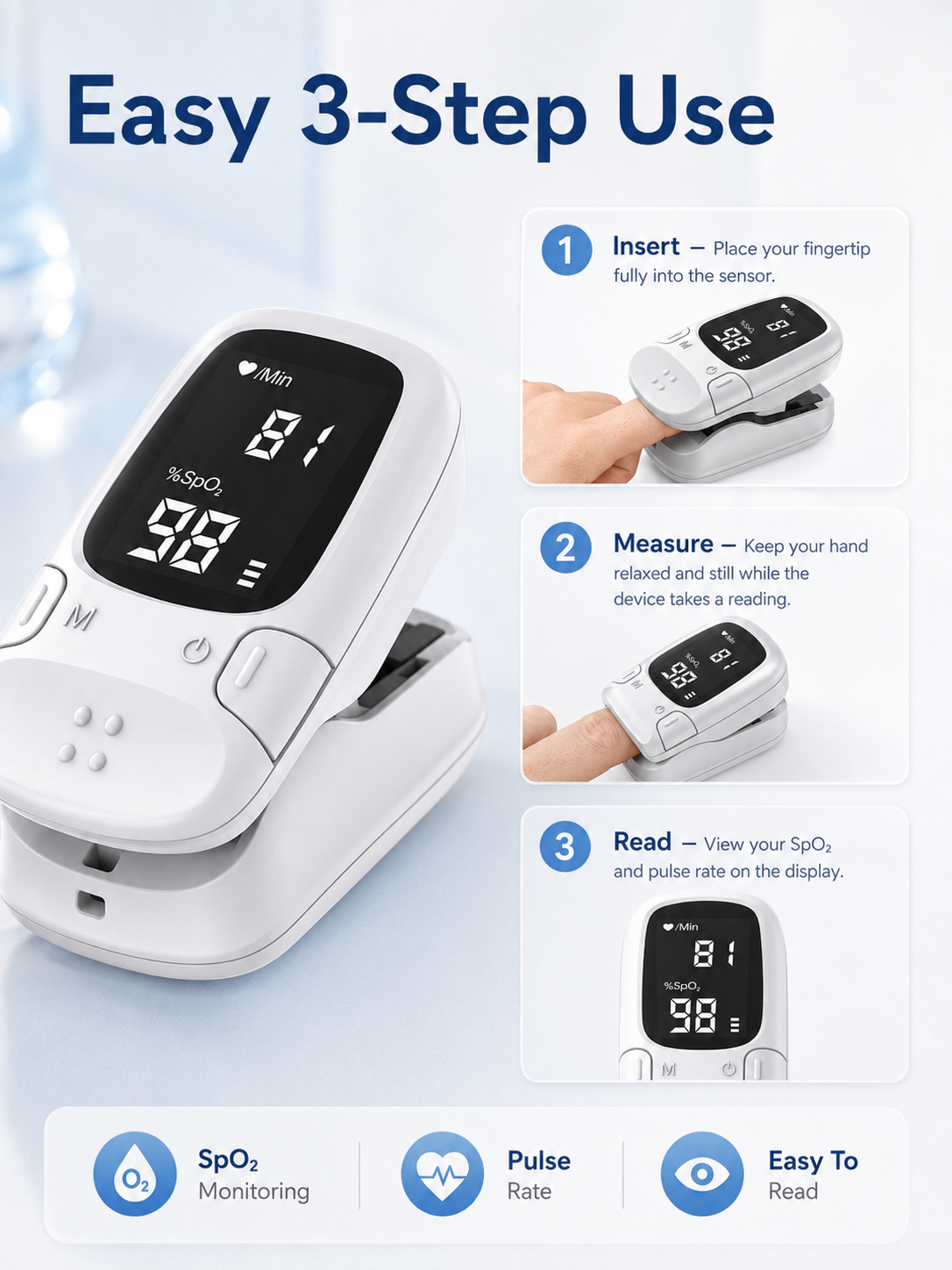 ❤️Health Trend｜Fingertip Pulse Oximeter