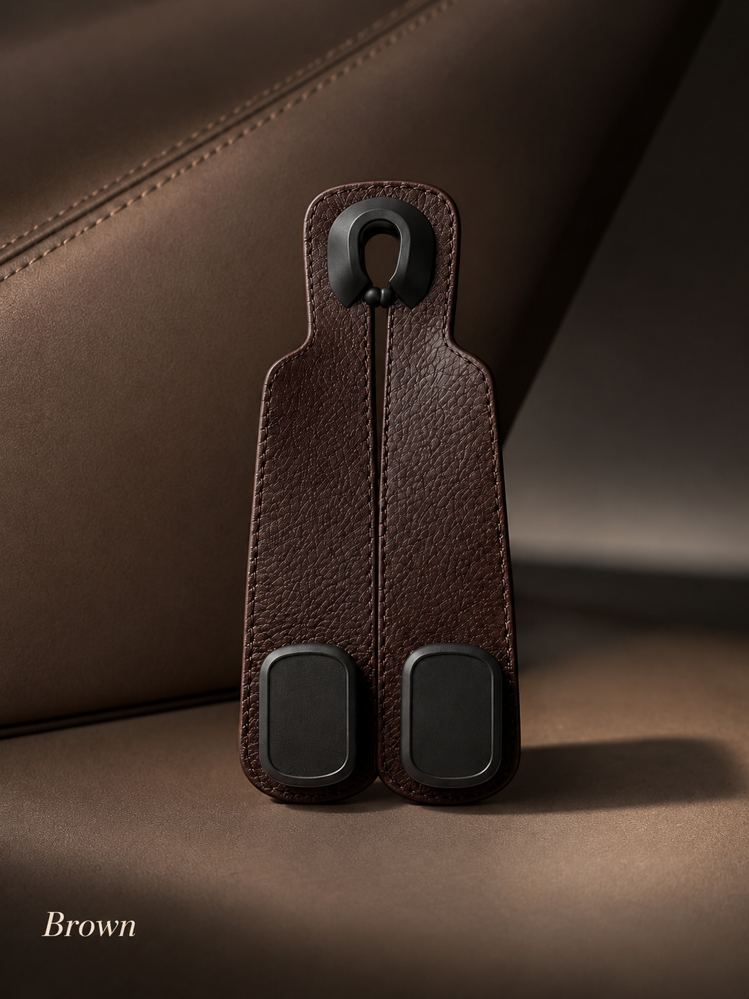 🚗2-in-1 Car Headrest Hook &amp; Phone Holder