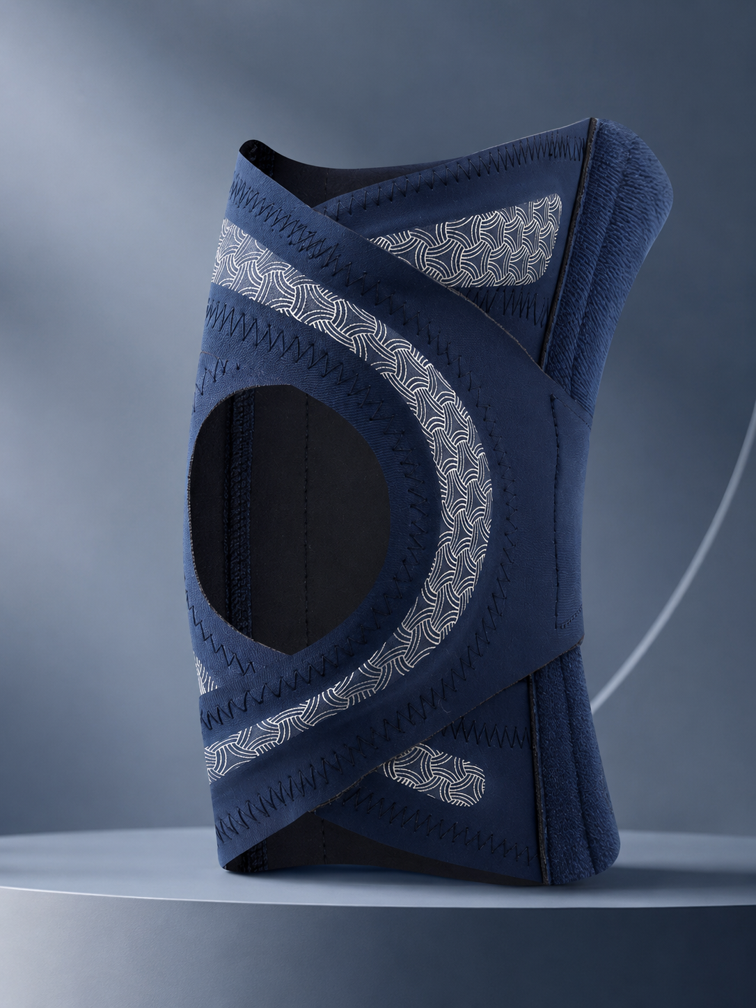 🦵 4-Spring Open-Patella Knee Brace – Adjustable Compression & Side Support