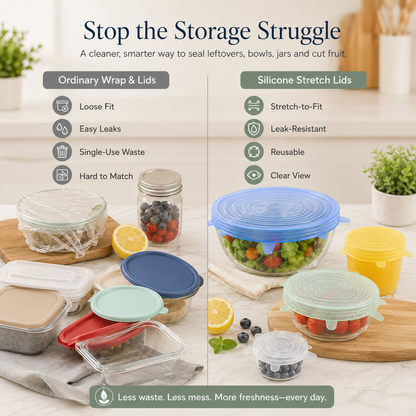 🥗✨Reusable Silicone Stretch Lids
