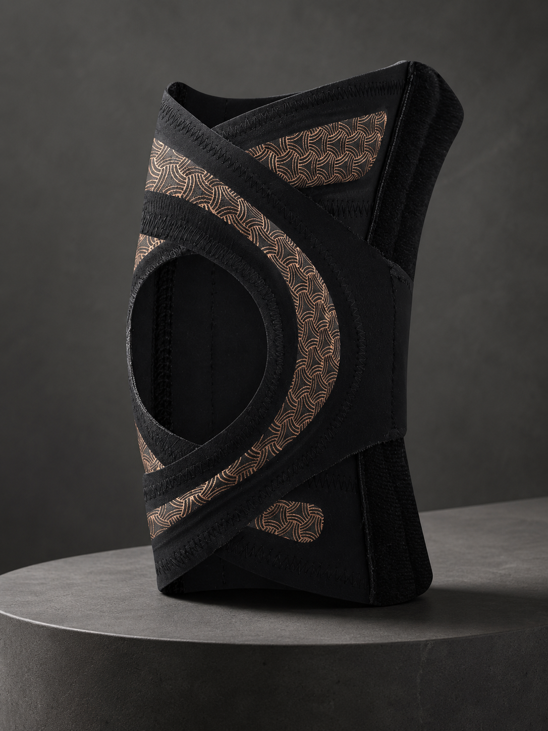 🦵 4-Spring Open-Patella Knee Brace – Adjustable Compression & Side Support
