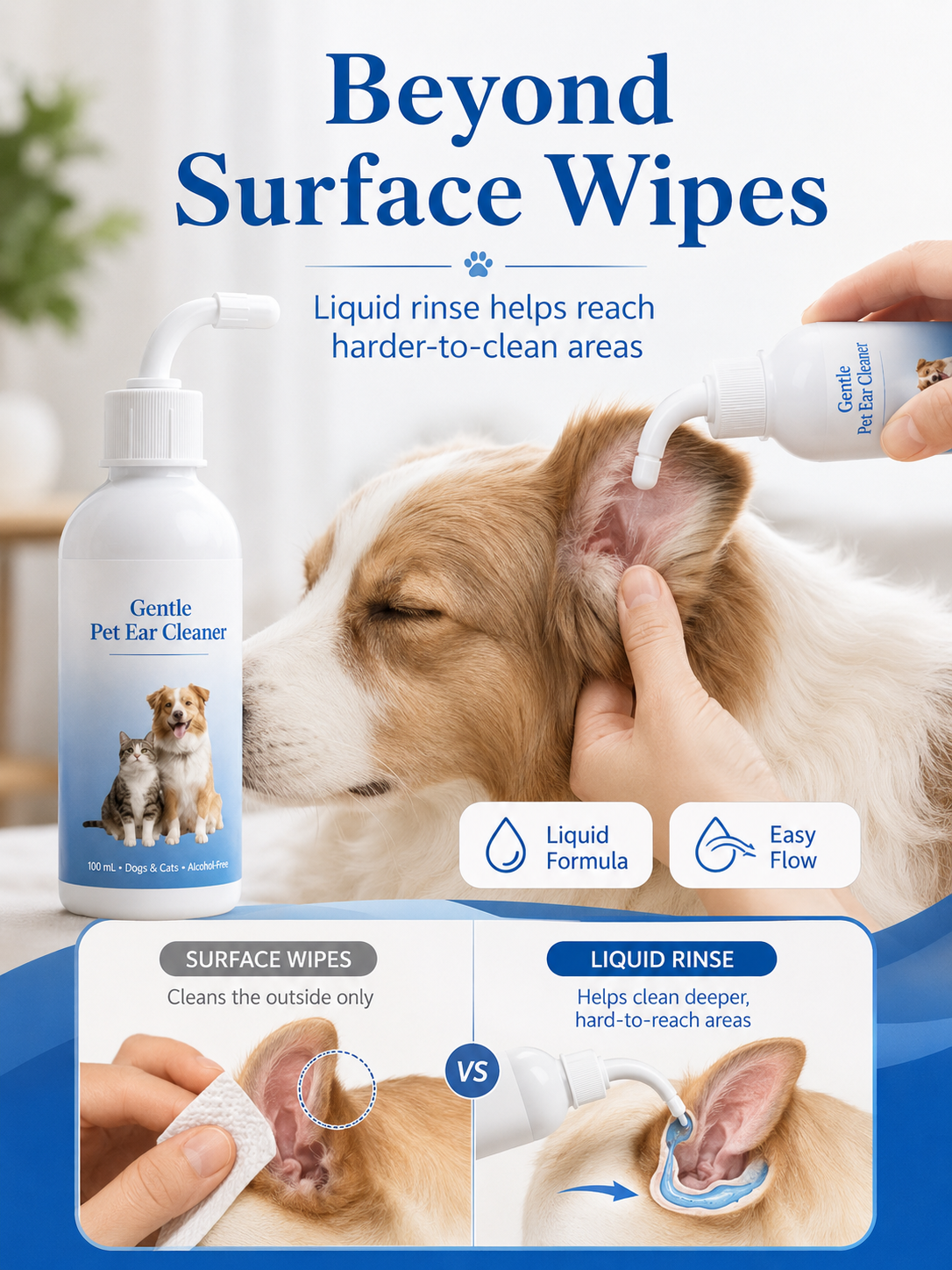 🐶Gentle Pet Ear Cleaner