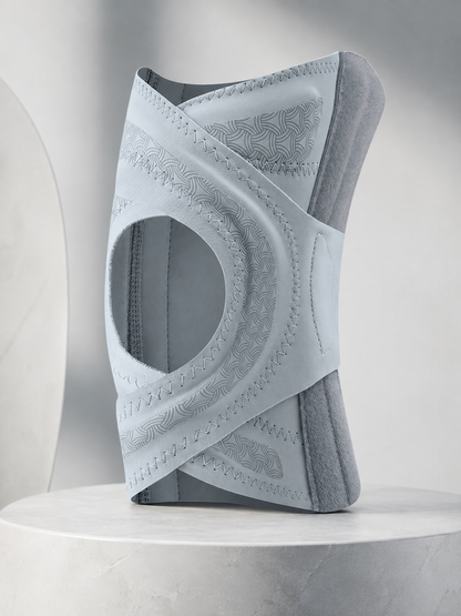 🦵 4-Spring Open-Patella Knee Brace – Adjustable Compression & Side Support