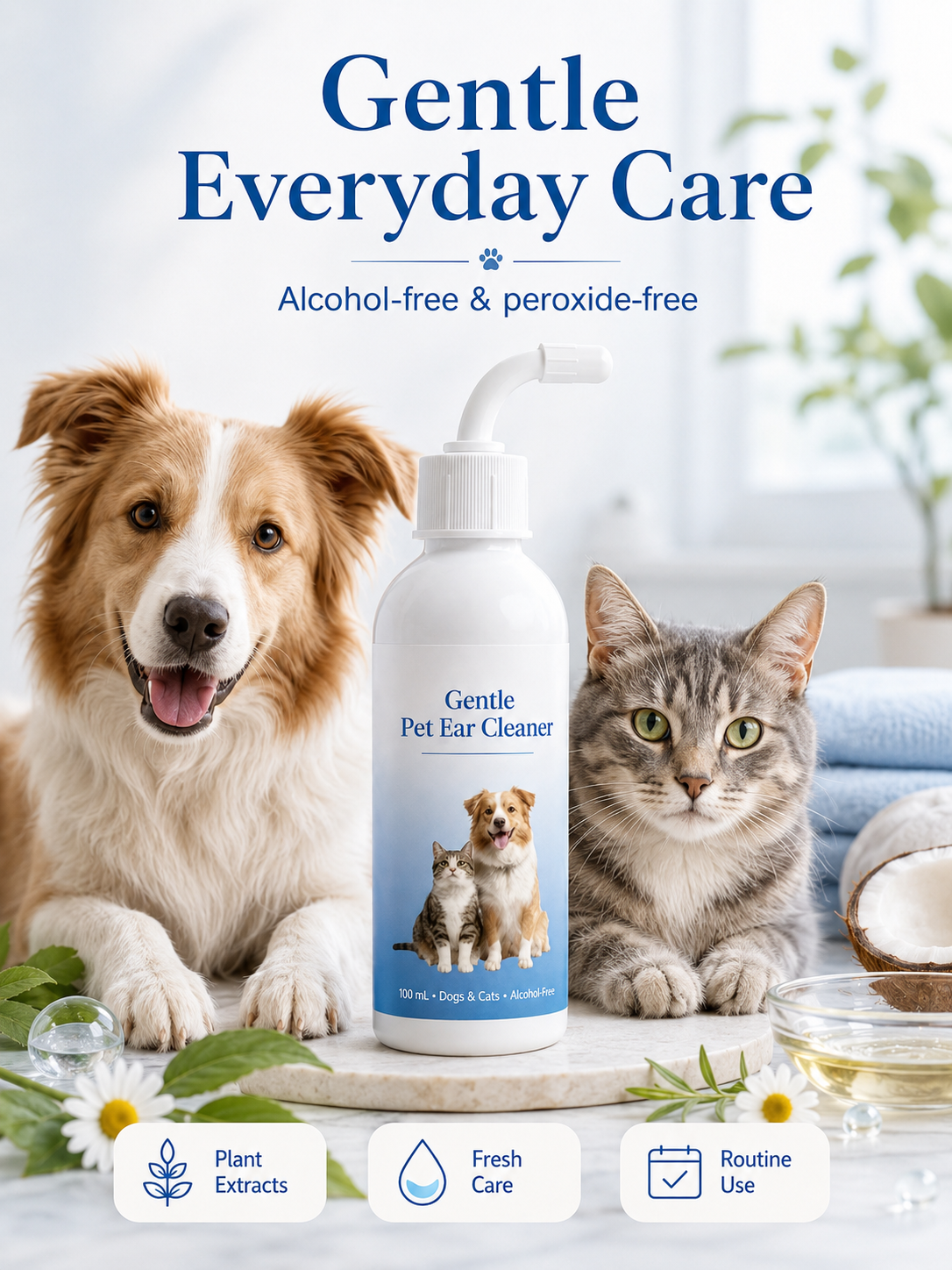 🐶Gentle Pet Ear Cleaner