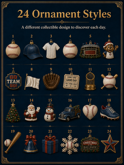 ⚾Baseball Christmas Advent Calendar