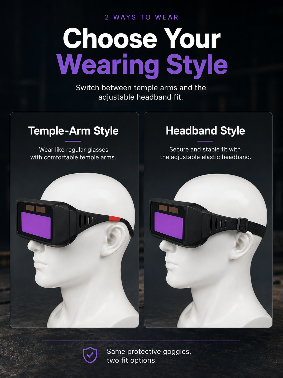 🛡️ Industrial Safety Welding Glasses – Anti-Glare, Impact-Resistant Protective Eyewear for Welders