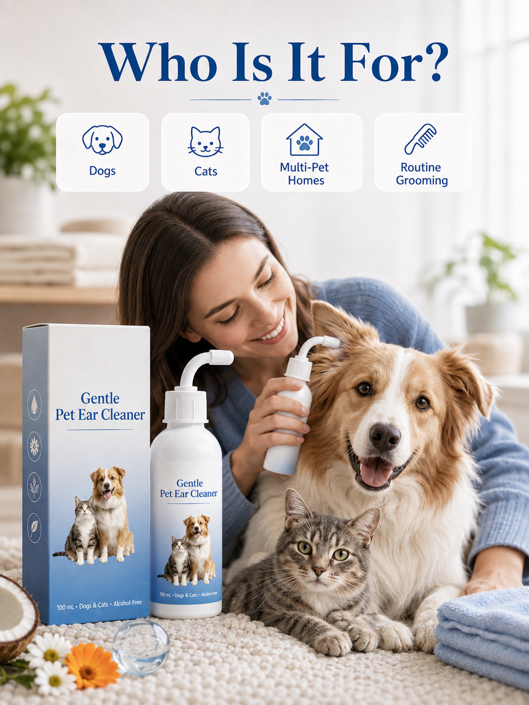 🐶Gentle Pet Ear Cleaner
