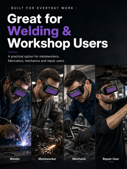 🛡️ Industrial Safety Welding Glasses – Anti-Glare, Impact-Resistant Protective Eyewear for Welders