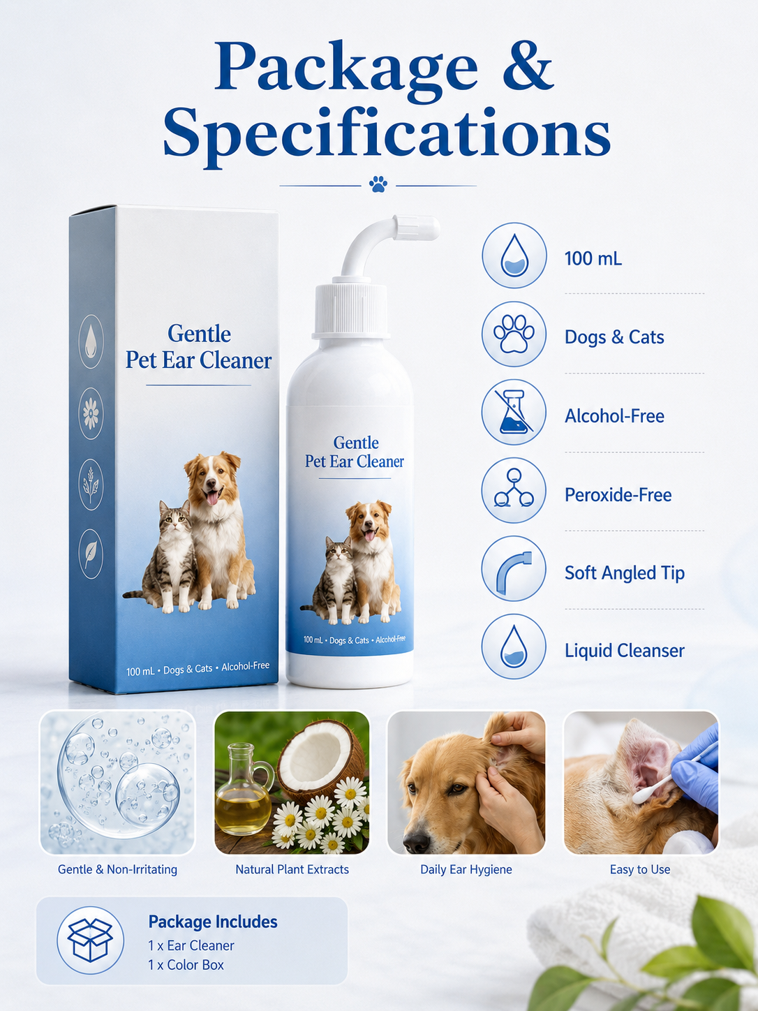 🐶Gentle Pet Ear Cleaner