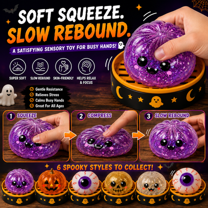 🎃 Halloween Steamed Bun Squishy Mystery Box Toy