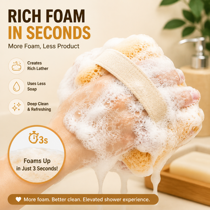 Soft Soap Pocket Sponge – The Easy Way To Create More Shower Foam