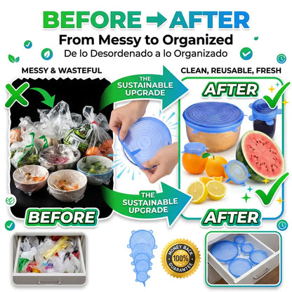 🥗✨Reusable Silicone Stretch Lids