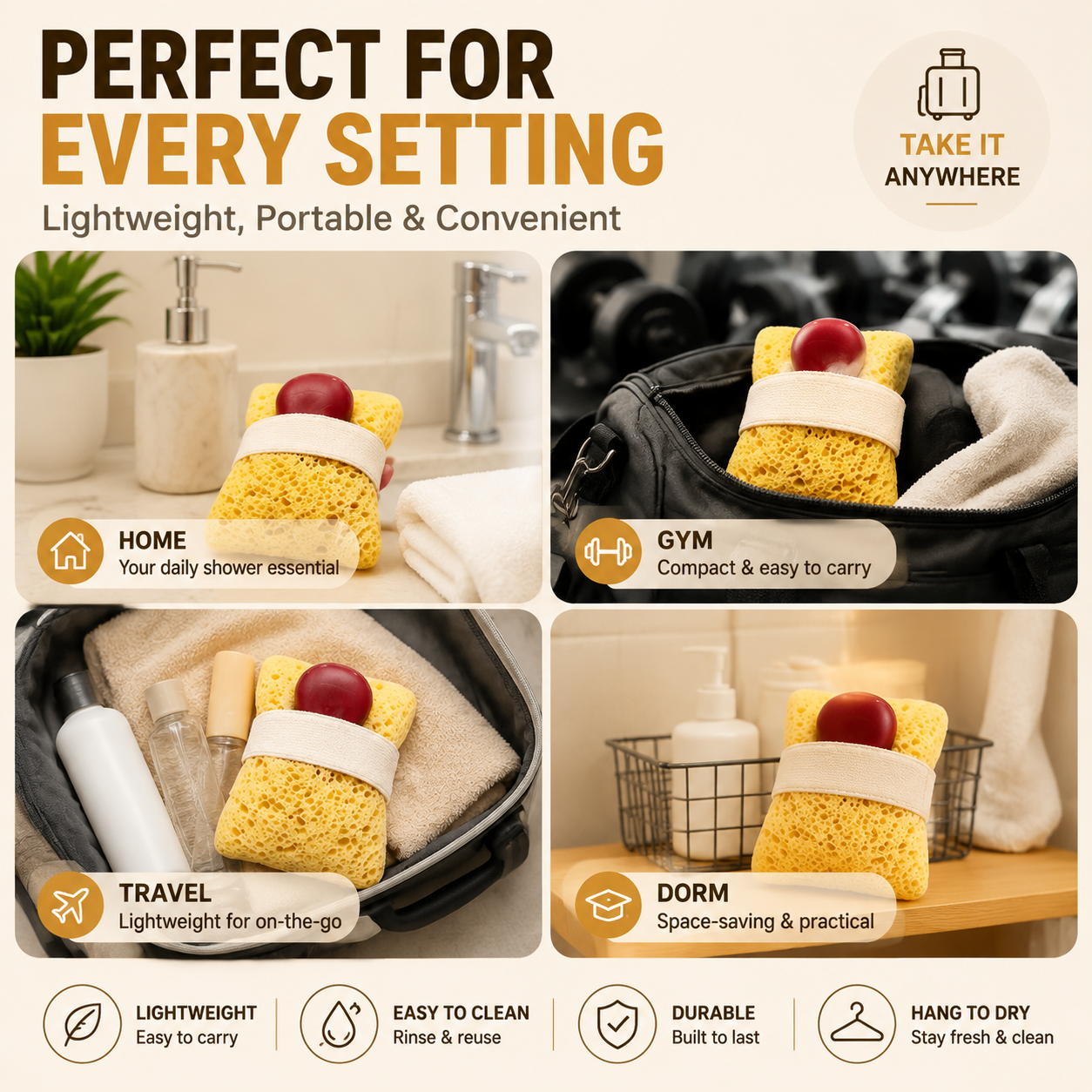 Soft Soap Pocket Sponge – The Easy Way To Create More Shower Foam
