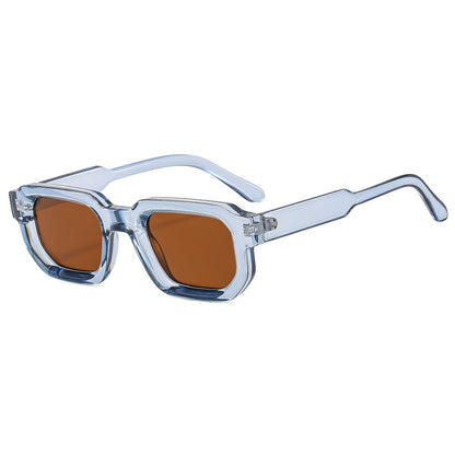 🕶️🔆 Vintage Rectangle Frame Sunglasses for Men & Women with UV400 Protection