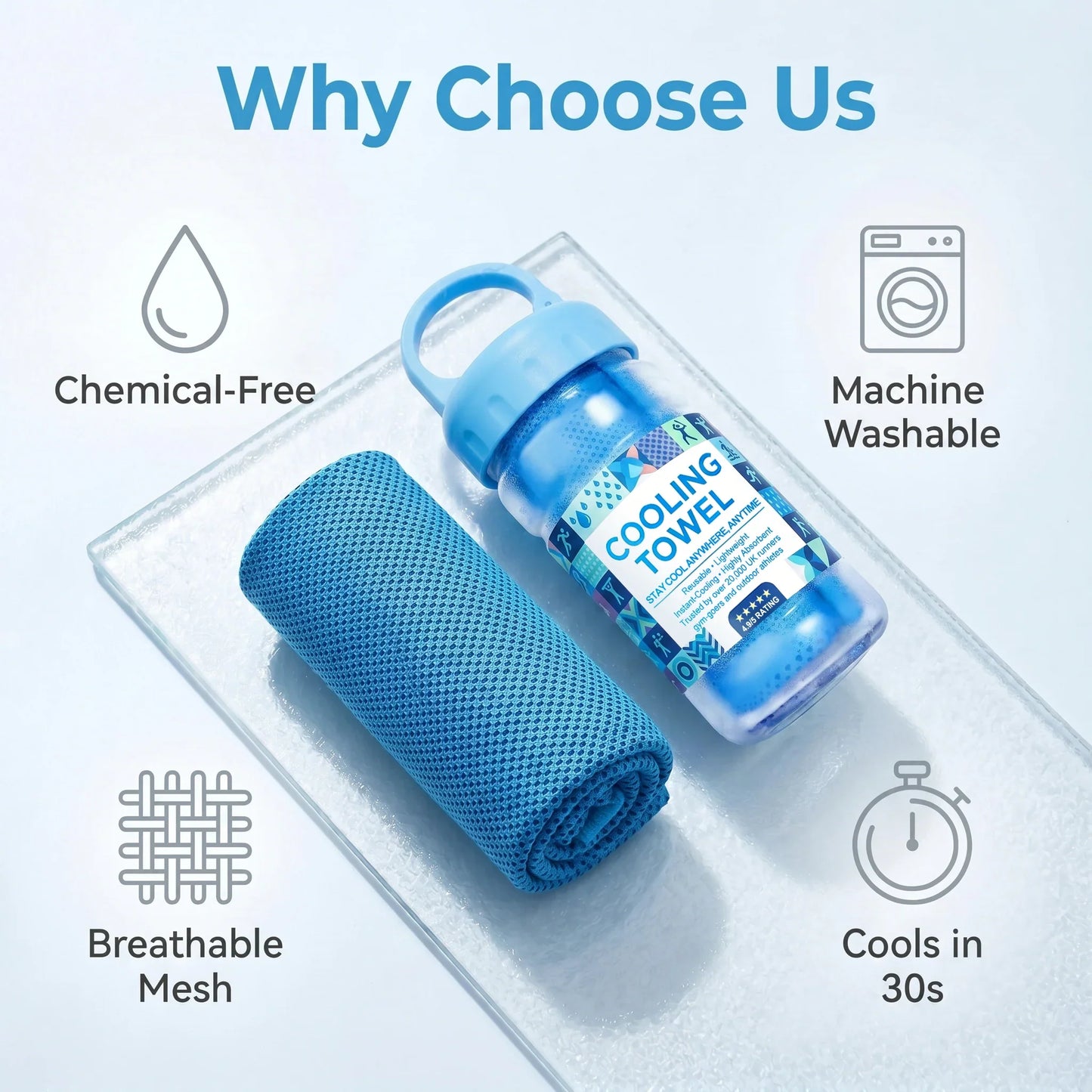 🔥BUY 1 GET 1 FREE❄️ Instant Cooling Towel 💦Stay Cool Anytime, Anywhere