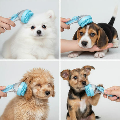 🐶2026 New 2-in-1 Pet Bath & Grooming Brush with Soap Dispenser – Dog & Cat Shampoo Massage Brush for Long & Short Hair 🛁✨