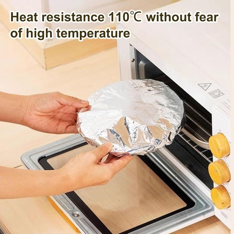 Aluminum Foil Food Cover – Lock In Heat, Lock In Freshness（50PCS)