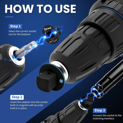 🚀 2026 Upgraded Low-Profile Impact Socket Adapter Set