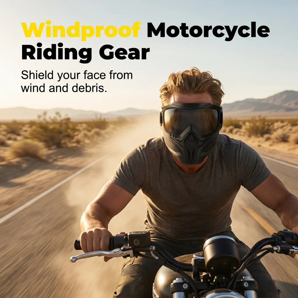 😎Detachable Full Face Goggle Mask🧑‍🔧