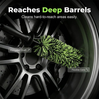 🚗Deep-Reach Wheel Barrel Brush