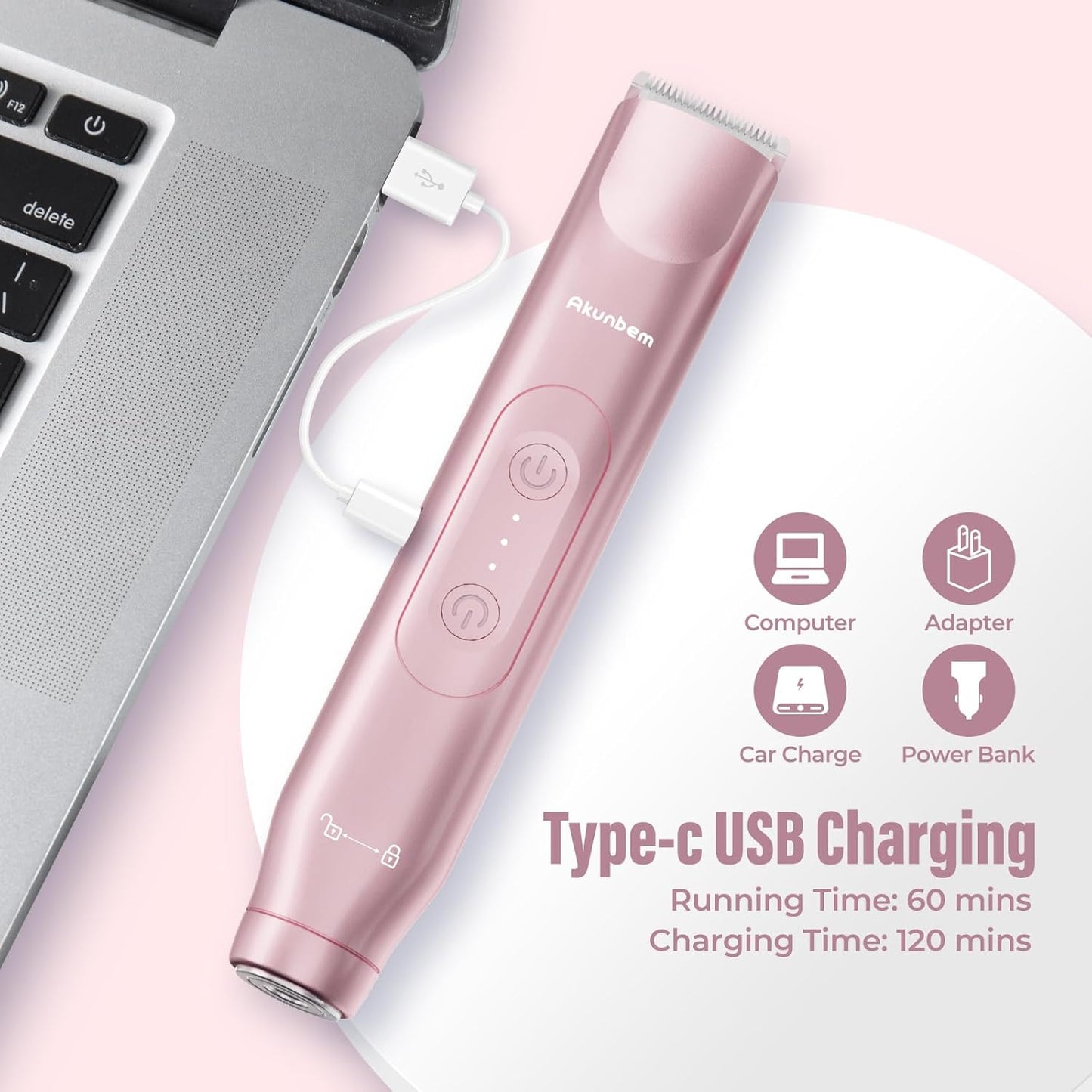 🔥 Best Seller | 2-in-1 Women's Electric Shaver