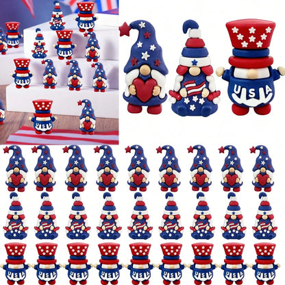 Patriotic gnome figurine, July 4th gift