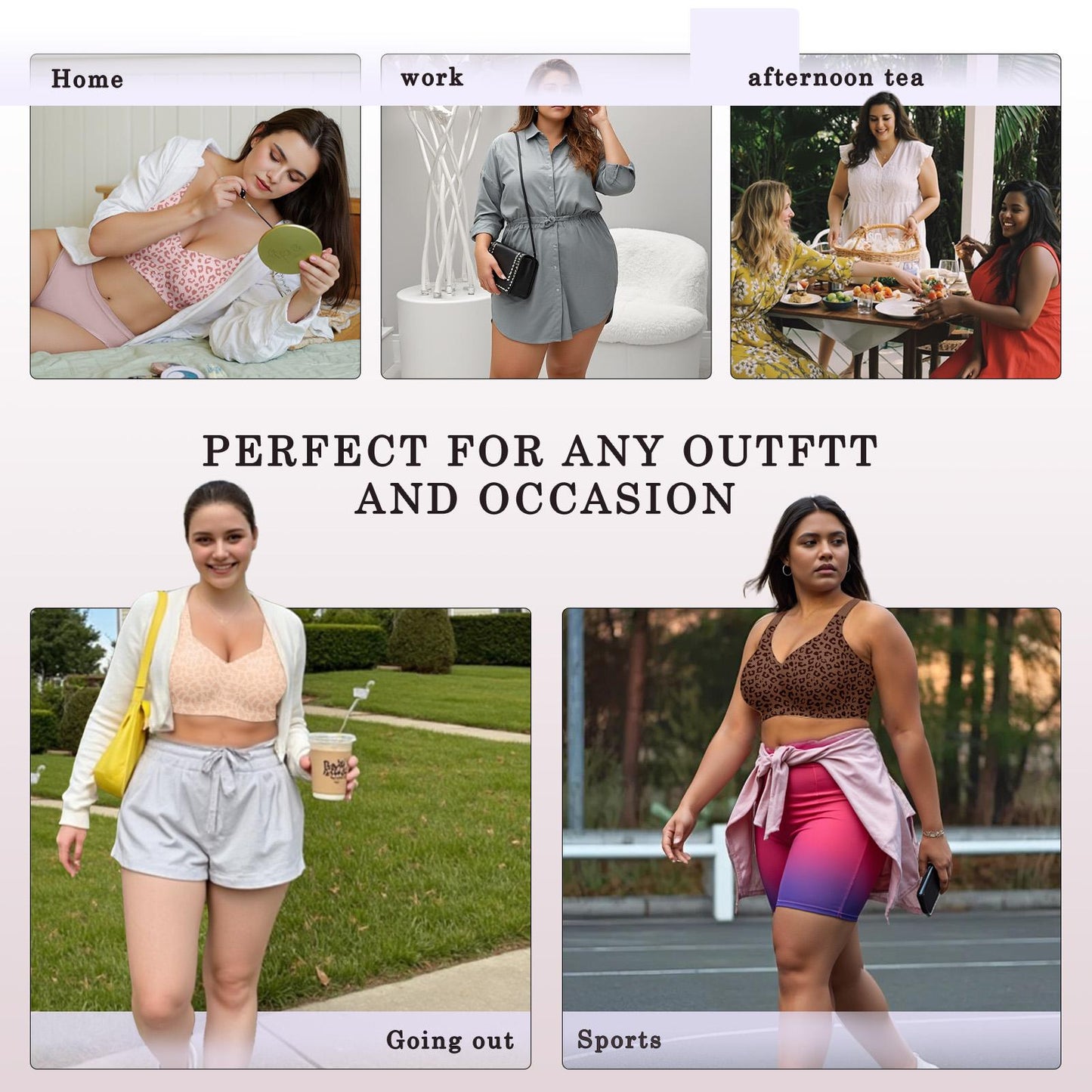 for Women Wireless Full Coverage No Underwire Everyday T-Shirt Zero Feel Seamless Invisible Padded Bralette Ultra