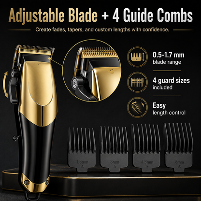⚡️Hot Sale｜3-Piece Professional Hair Clipper & Trimmer Kit for Men