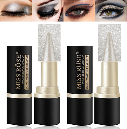 ✨ Hot Sale | 2-Pcs Waterproof Black Gel Eyeliner Set