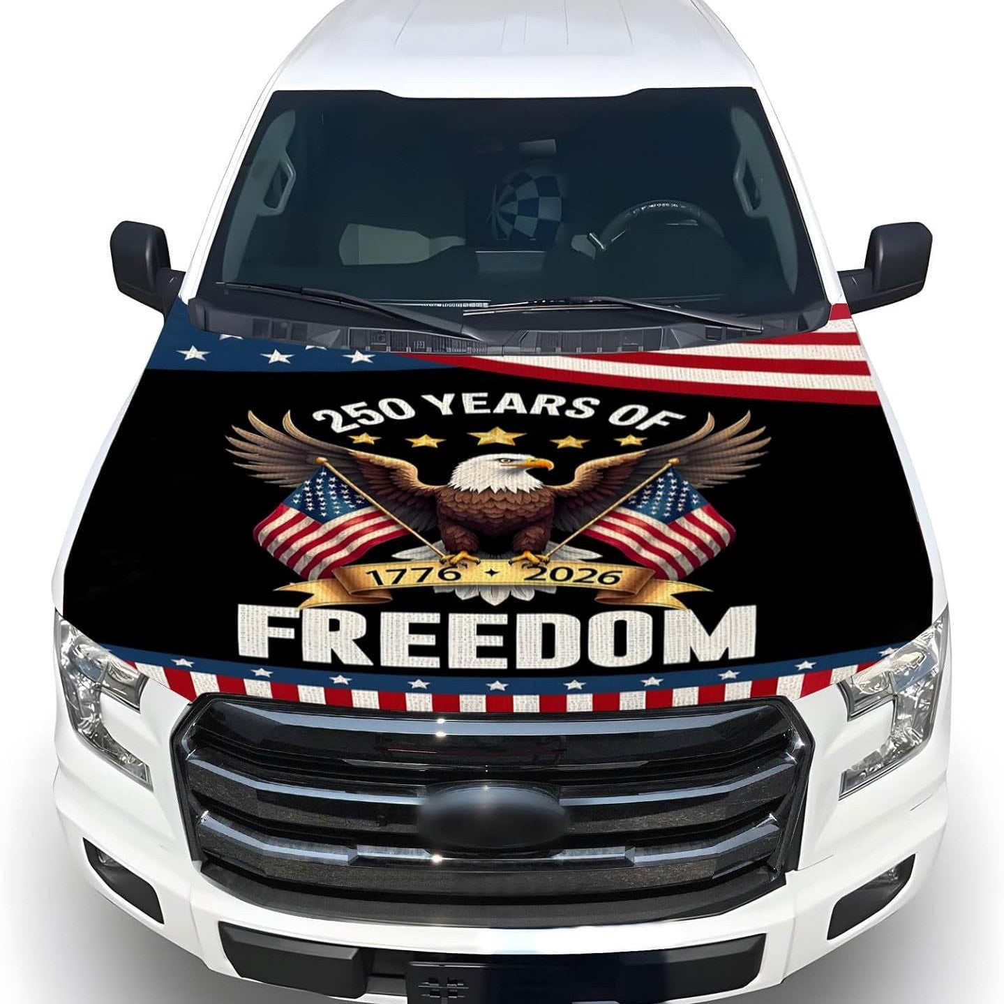 🔥Sale: 49% OFF-American Flag Car Hood Cover Universal Size