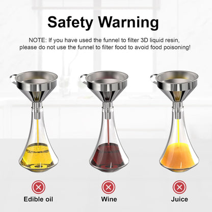 🚀 Print Cleaner, Print Better | 2PCS Resin Filter Funnel Kit