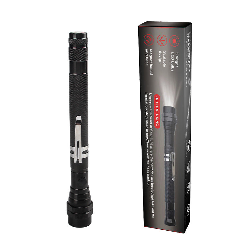 🎁🔥 Hot Sale | Telescoping Magnetic Pickup Tool with LED Flashlight
