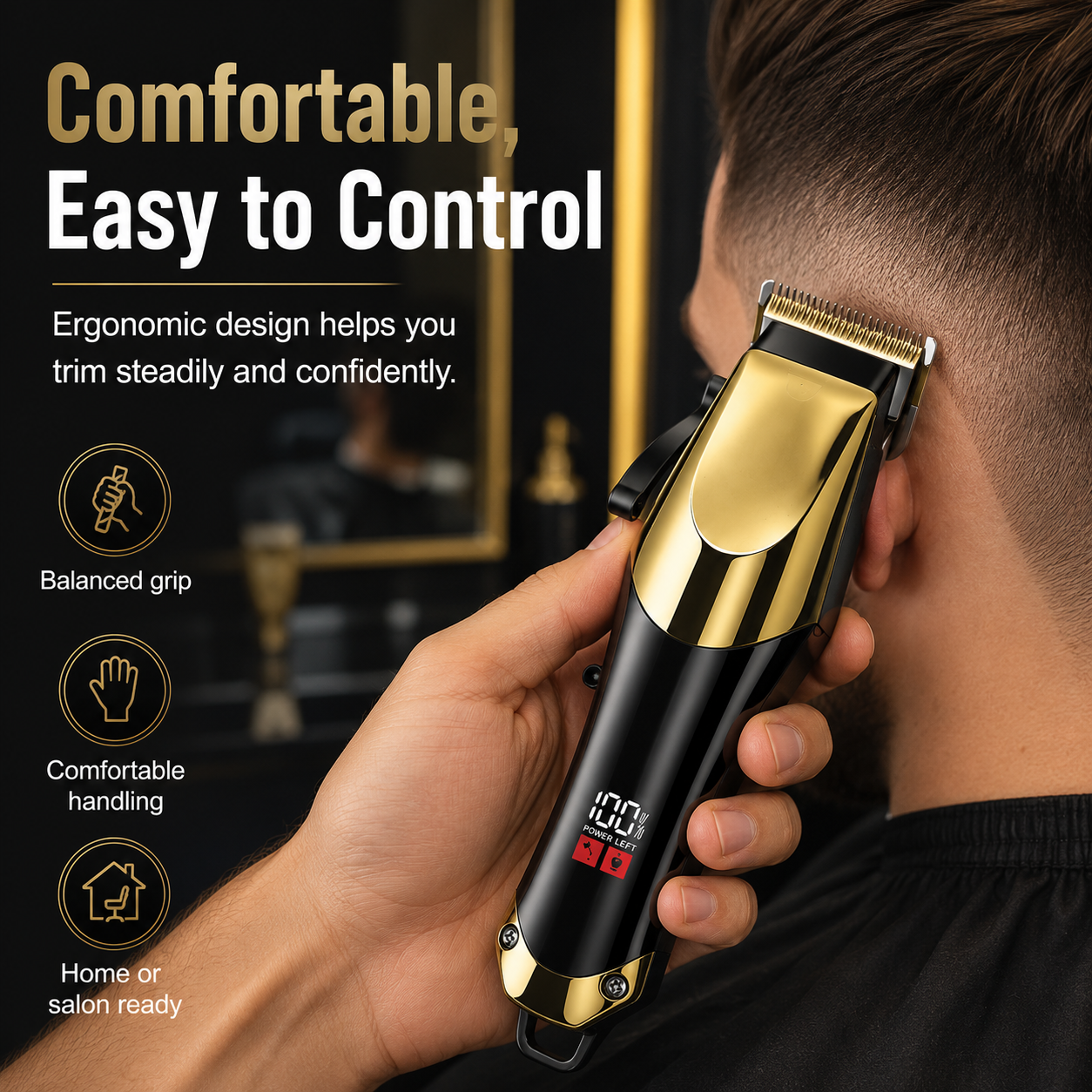 ⚡️Hot Sale｜3-Piece Professional Hair Clipper & Trimmer Kit for Men