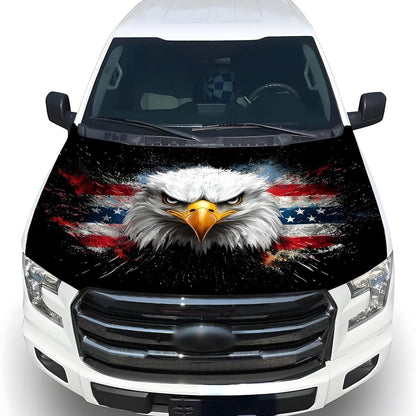 🔥Sale: 49% OFF-American Flag Car Hood Cover Universal Size