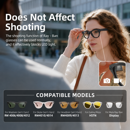 LED Light Blocking Stickers - Laser-Cut, Low-Tack Restickable Covers (12 Pieces)