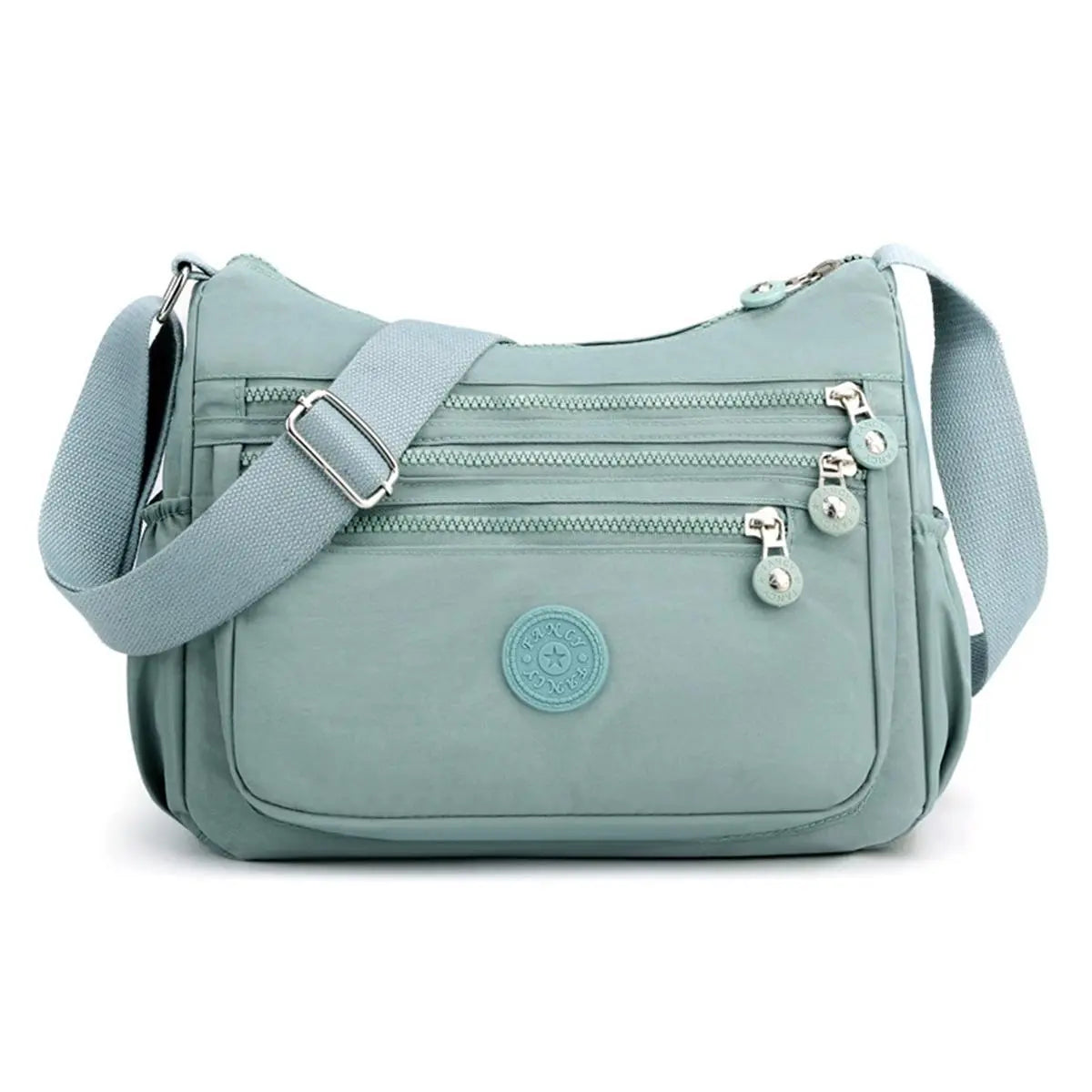 👜 Women's Anti-Theft Nylon Crossbody Bag With Multi-Pocket Shoulder Wallet Design