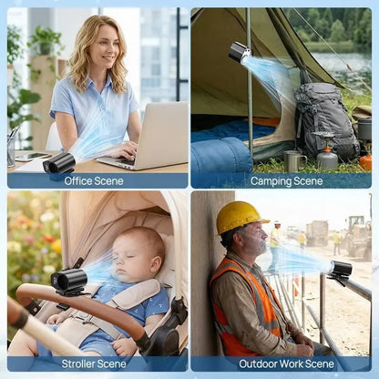 🎁【Father's Day Gift】Semiconductor Cooling Clip-On Fan