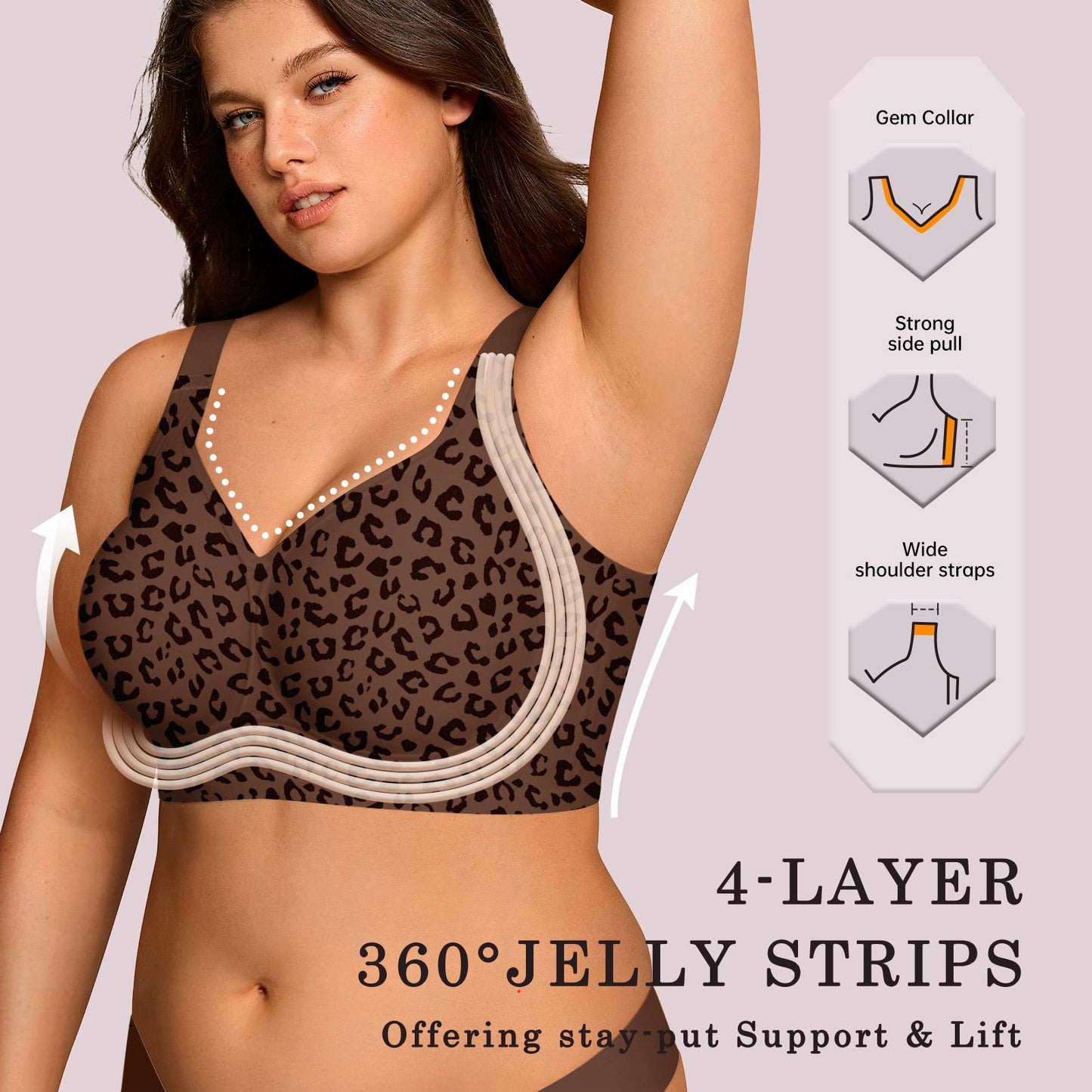 for Women Wireless Full Coverage No Underwire Everyday T-Shirt Zero Feel Seamless Invisible Padded Bralette Ultra